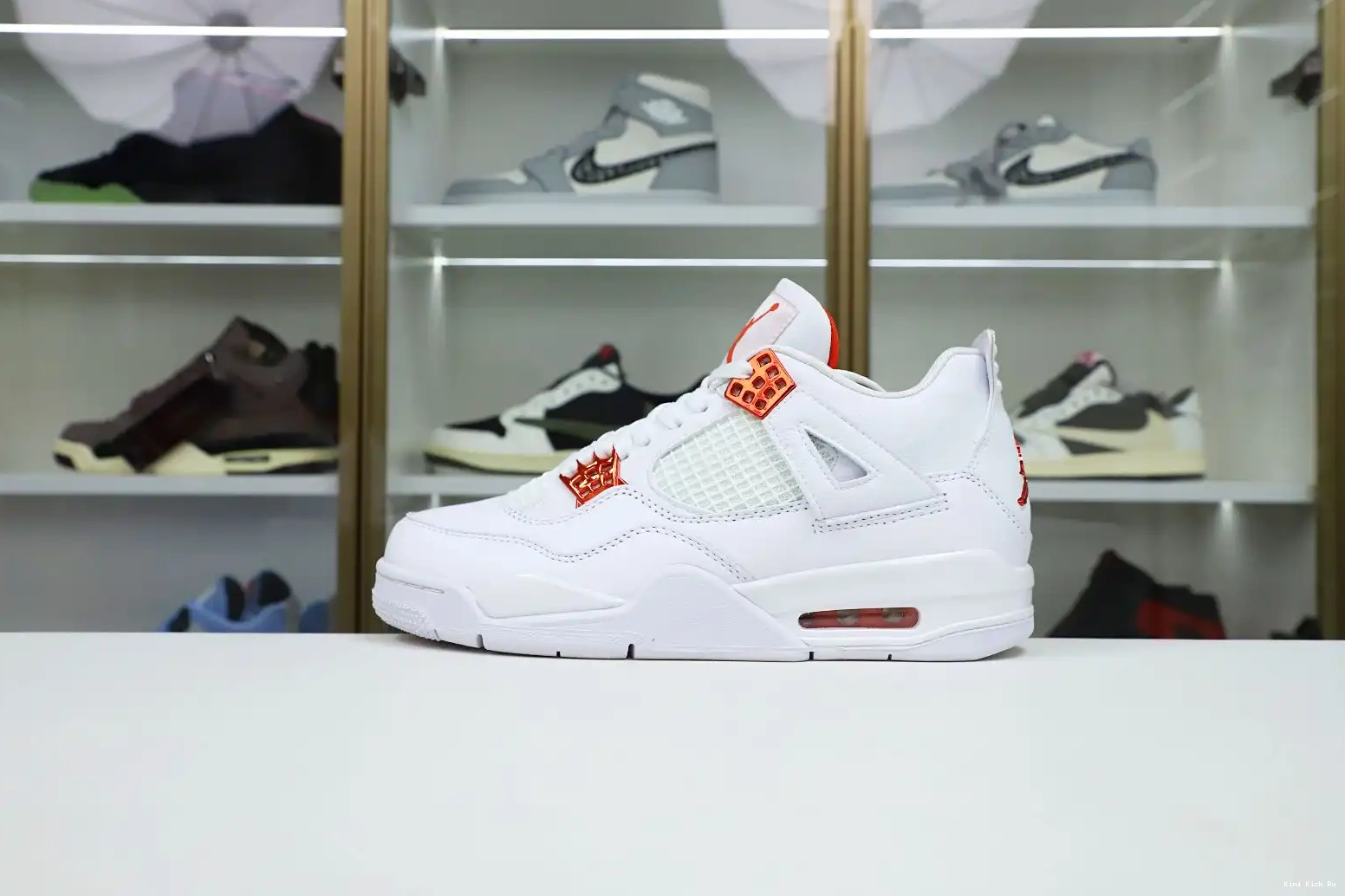 metallic Air Kimikick Jordan retro“orange Jordan 4 0518